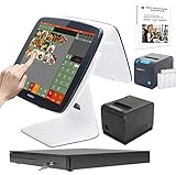 ZHONGJI Restaurants & Bar Smart Touch POS System with Printer POS Software Cash Registers SET04