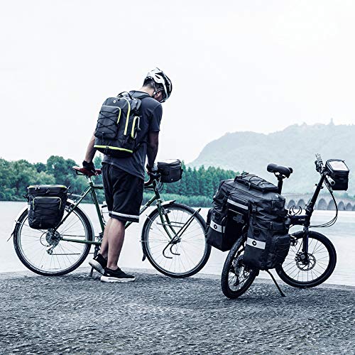 PELLOR 70L Borsa per Bicicletta Multifunzionale 3