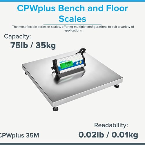 Miniatura 2 de Adam Equipment CPWplus balanza para piso, Acero inoxidable, 1