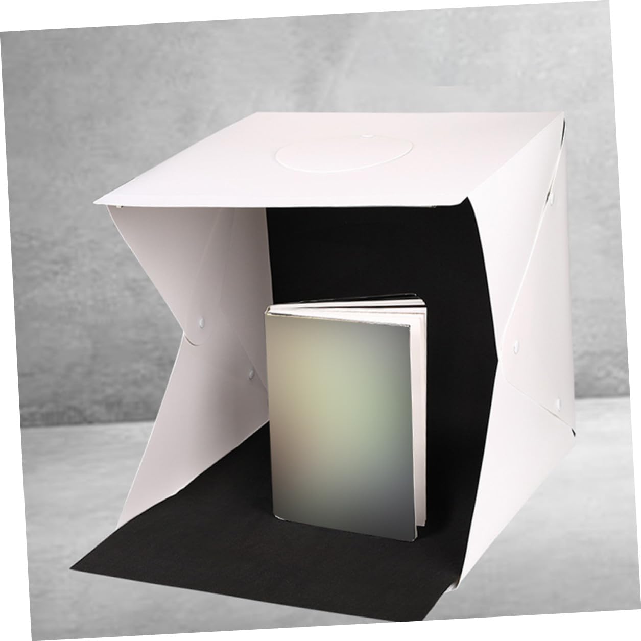 COHEALI Portable 30cm LED Photography Light Box Tent with Black and White Backdrops, Foldable Photo Light Box for Product Photography and Studio Shooting