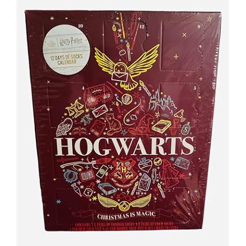 Hogwarts Harry Potter Sock Advent Calendar 2021 Cover