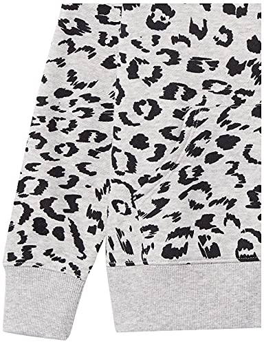 Image of Amazon Essentials Girls and Toddlers' Fleece Zip-Up Hooded Sweatshirt with Lined Hood and Rib Knit Detail