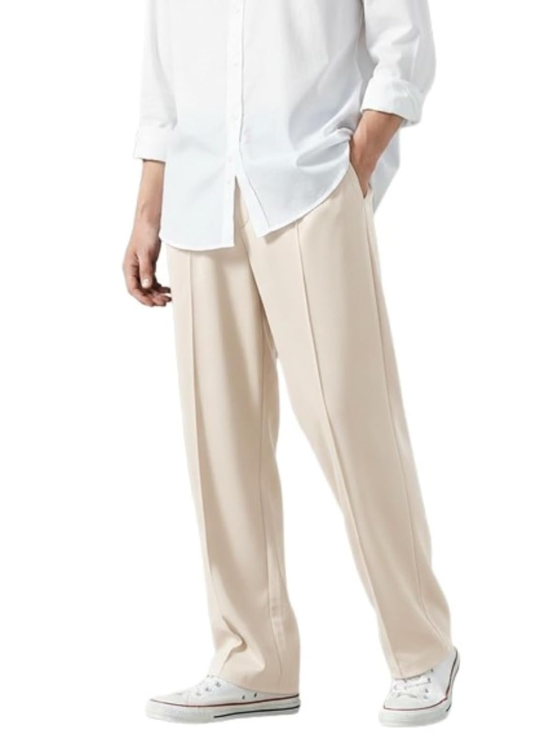 SAVAYO Men’s Wide Leg Flared Track Pants | Korean Style Loose Fit Baggy Trousers | Multicolor Lycra Relaxed Fit Joggers Casual | Streetwear Bootcut Loungewear