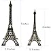 DerBlue 5pcs Eiffel Tower Decor Statues，Metal Replica Figurines for Cake Topper,Gifts,Party and Home Decoration