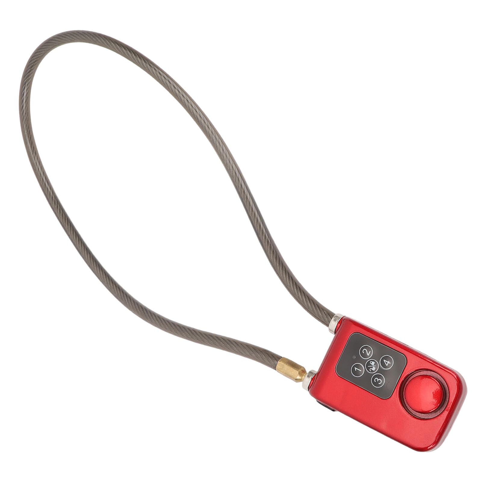 KUIDAMOS Allarme Blocco Bici con Telecomando di Sicurezza Antifurto Durevole per Negozio di Motociclette Resistente All'acqua IP44 80 Cm