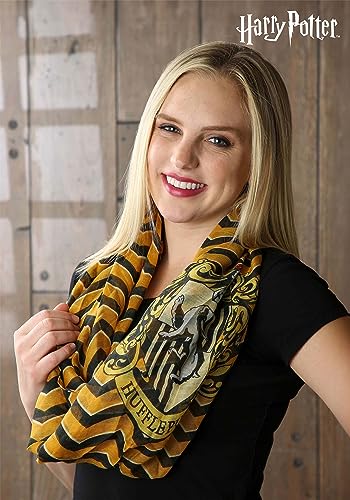 Harry Potter Red Golden Snitch Infinity Scarf - Polyester with All-Over Snitch Print, Officially Licensed2