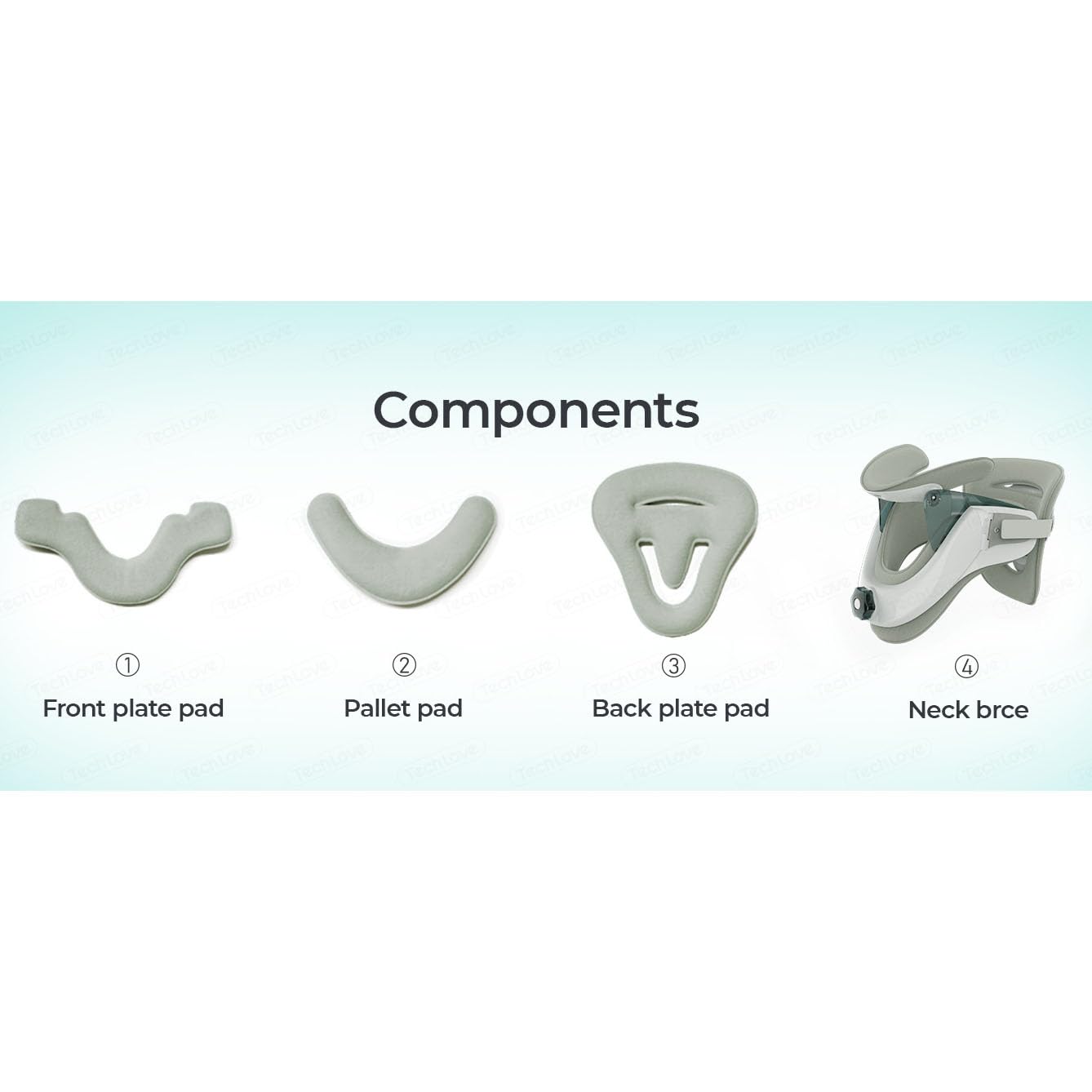 Collar de tracción cervical inflable inalámbrico para cuidado pre/postoperatorio, soporte ajustable y cómodo para alineación y alivio del cuello