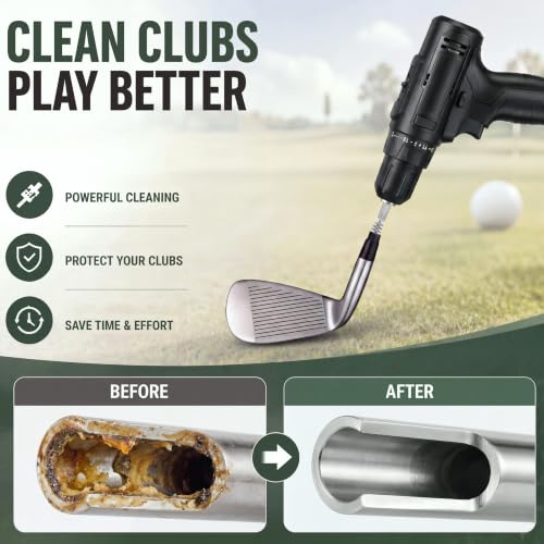 Image of 15 Pack Golf Club Hosel Wire Brush Set, 3 Sizes 9mm /11mm /15mm Stainless Steel Brushes for Cleaning Ferrules, Removing Golf Shaft Epoxy Residue, Club Repair Tool Accessories