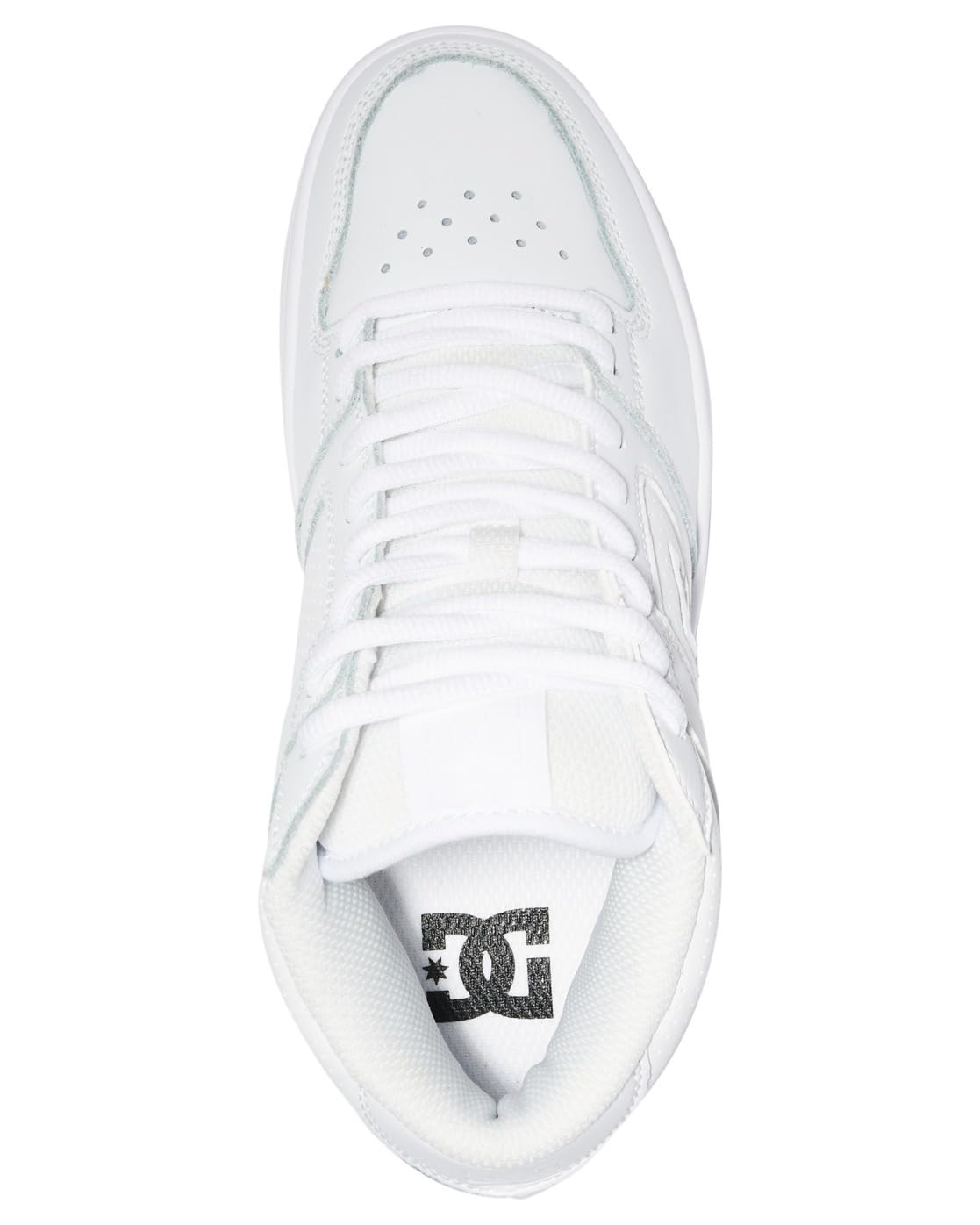DC Shoes Manteca 4 Mid - Chaussures Mid Top en Cuir - Femme - 36 - Blanc.