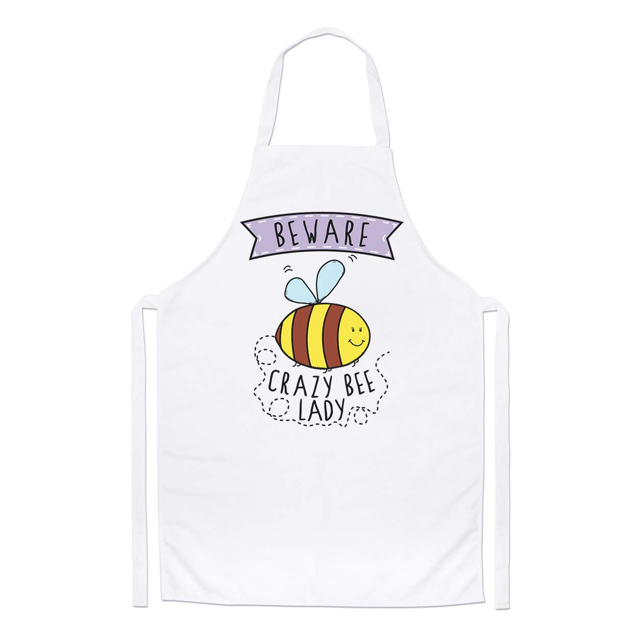 Beware Crazy Bee Lady Chefs Apron