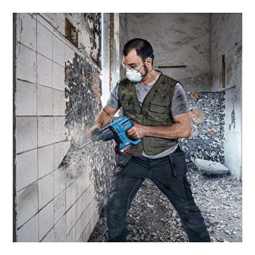 Bosch Professional 18V System perforateur sans-fil GBH 18V-21 (force de frappe maxi 2 J, avec 2 batteries GBA 18V 4.0Ah + chargeur GAL 18V-40, dans L-BOXX 136)