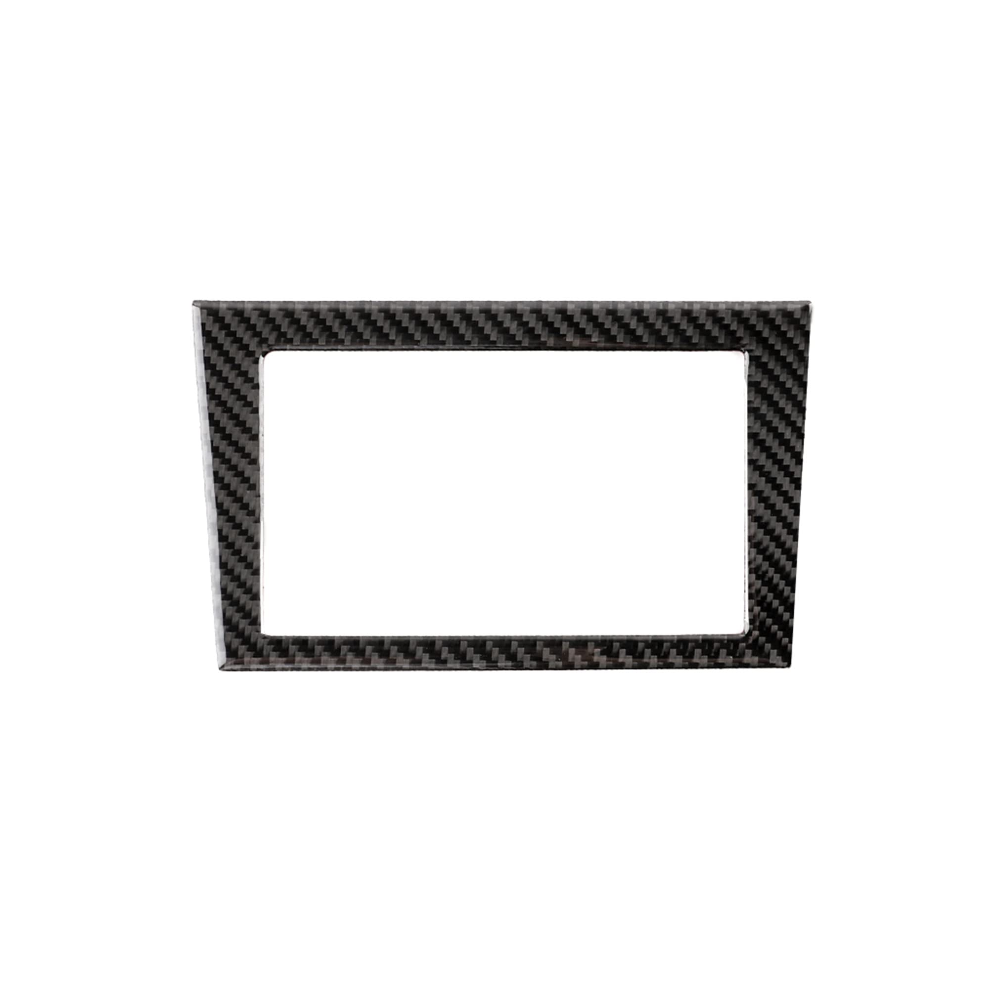 Carbon Fiber Interior Panel Frame Cover Trim Compatible with Infiniti Q50 V37 2014-2022 (Navi Display Screen Frame 15)