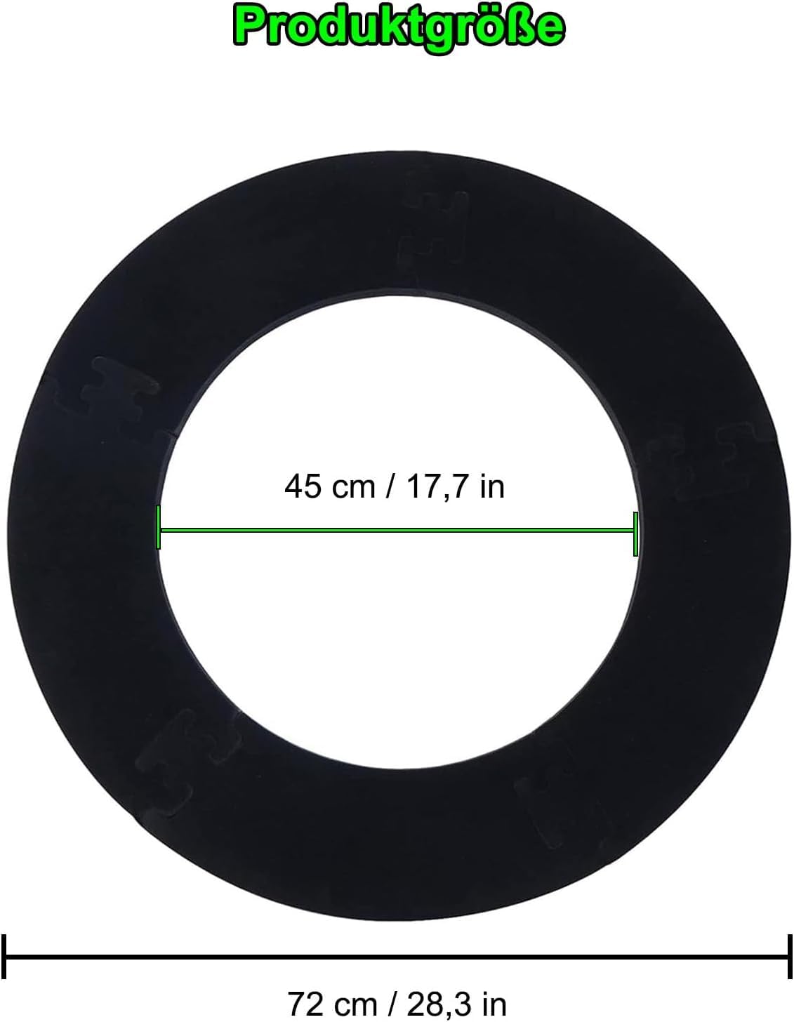 Dart Catchring Surround, pierścień do łapania darta, 5-częściowy zestaw do ochrony ściany