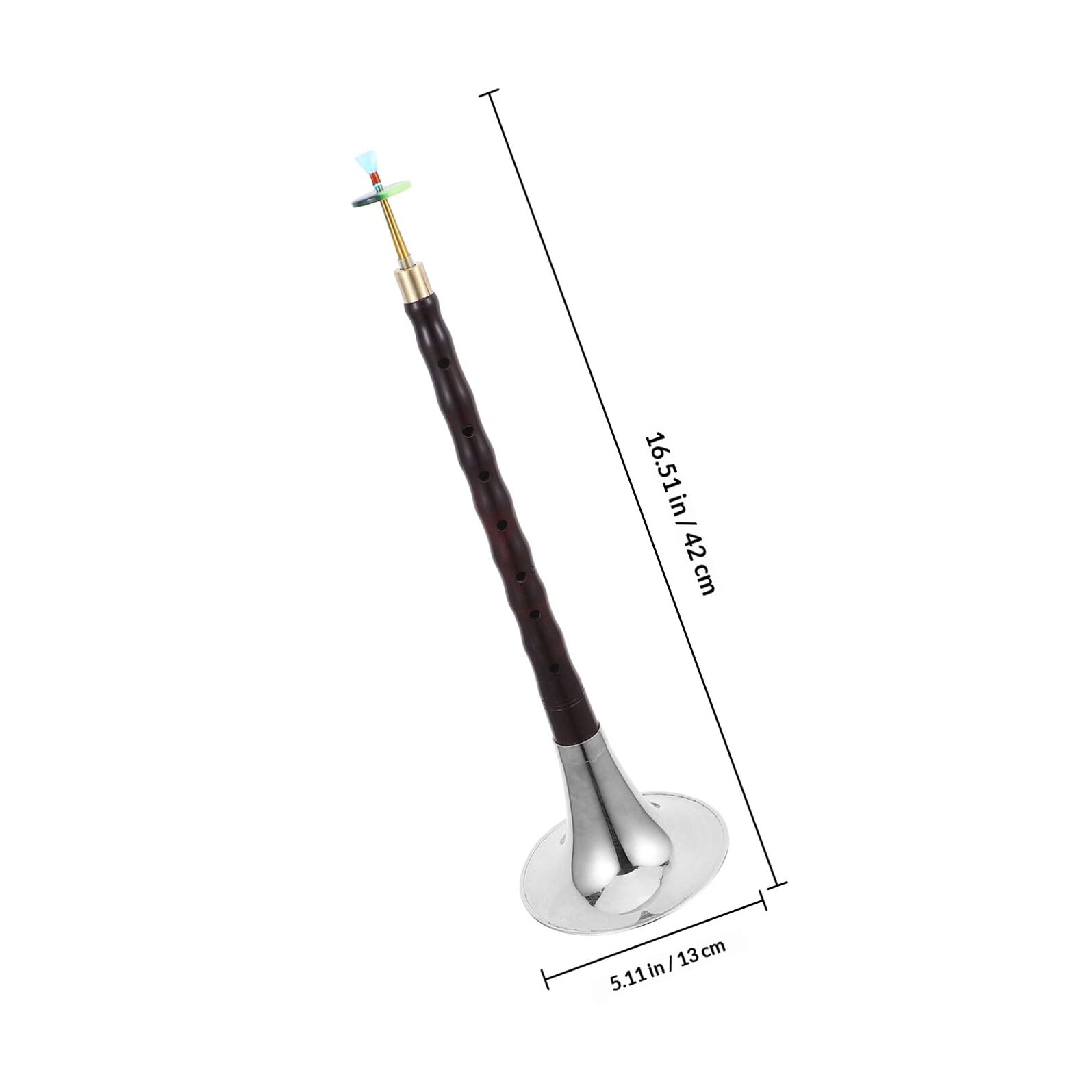 Cabilock Instrumento Suona Tradicional para Principiantes, Tono C en Madera de Ébano, Instrumento de Viento Étnico Ligero y Práctico, Incluye Lengüeta y Fuelle, Adecuado Color Aleatorio