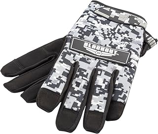 Blackout XP Durable Work Gloves for Construction Workers and Mechanics with Adjustable Wrist Strap, Touch Screen Fingertips, Machine Washable, 1 Pair (Extra Large)