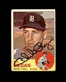 Phil Regan Signed 1963 Topps Detroit Tigers Autograph