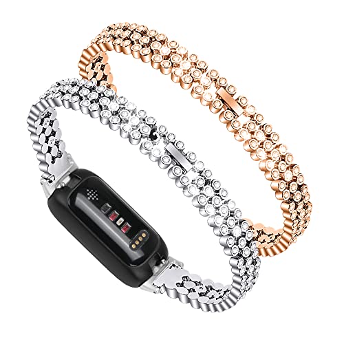 Fitbit Inspire 3 X}[gEHb`Ή Bling oh ^oh uXbg Bling NX^ CXg[ XgXgbv fB[X ([YS[h)