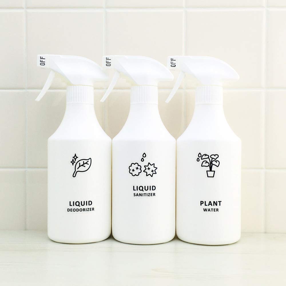 Amazon.co.jp: 【霧】スプレーボトル500ml・アイコンラベル