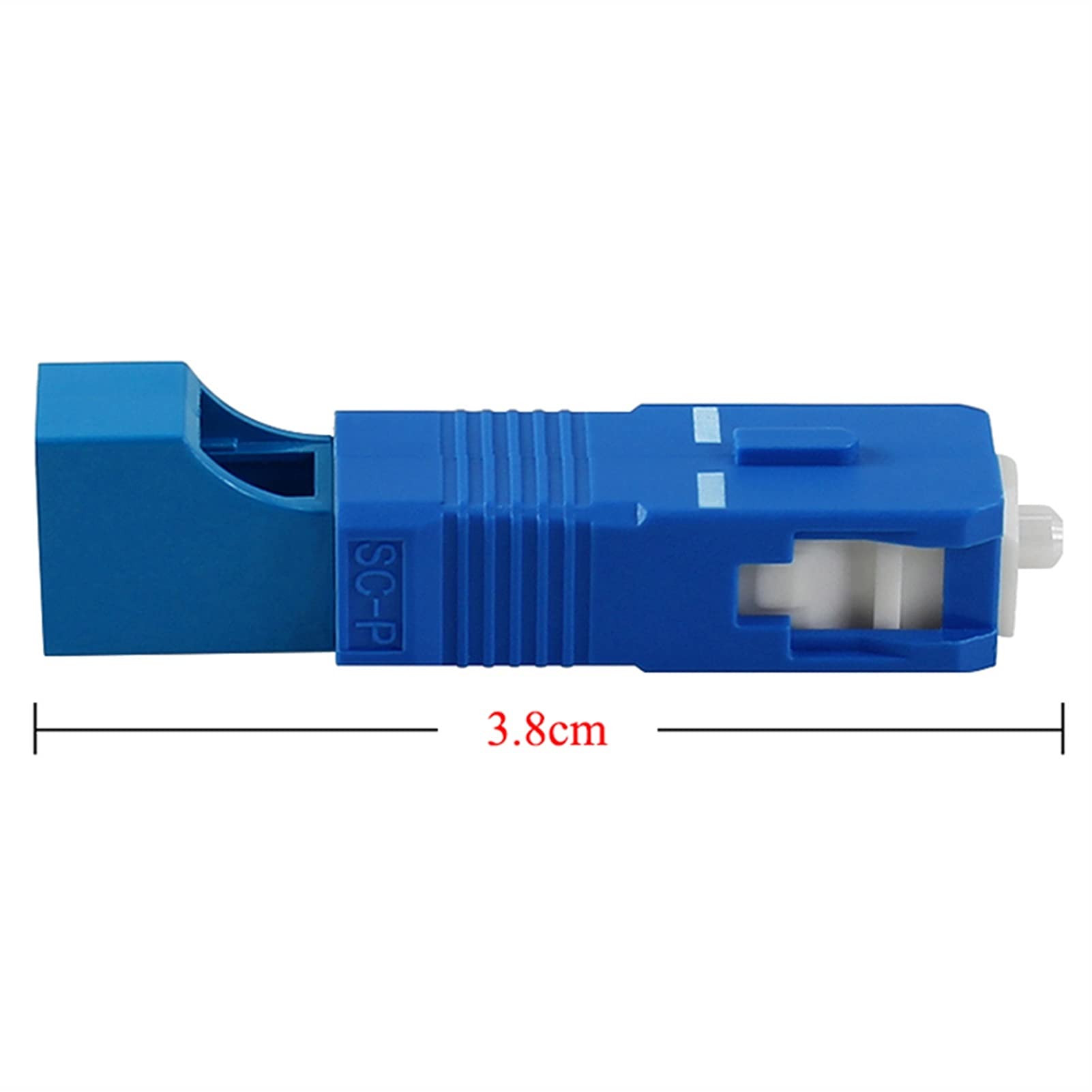 Accessoires de Fibre Optique 5pcs SC-LC SM Adaptateur SC à LC Adaptateur de Fibre Optique Bride de Fibre mâle et Femelle SC-LC Coupleur de Fibre Optique Connecteur