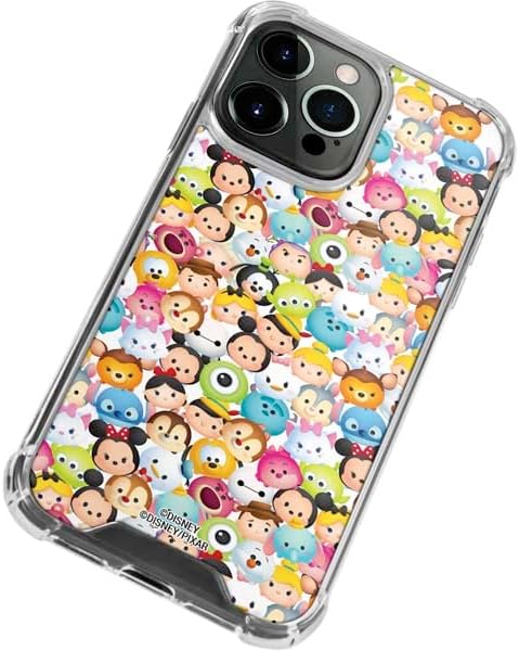 Skinit Clear Phone Case Compatible with iPhone 14 Pro - Officially Licensed Disney Tsum Tsum Animated Characters Design