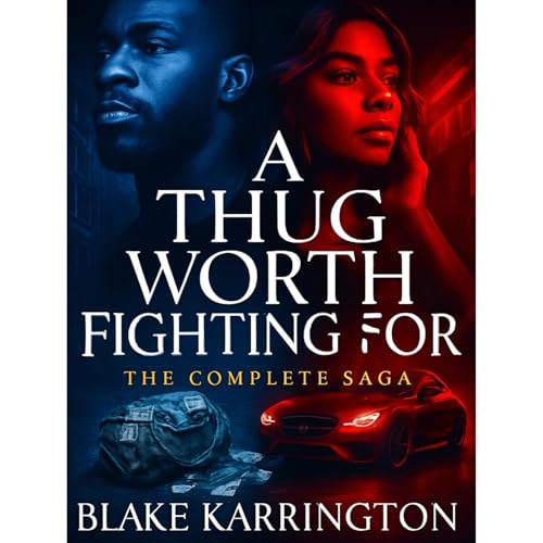 A Thug Worth Fighting For Audiolibro Por Blake Karrington arte de portada