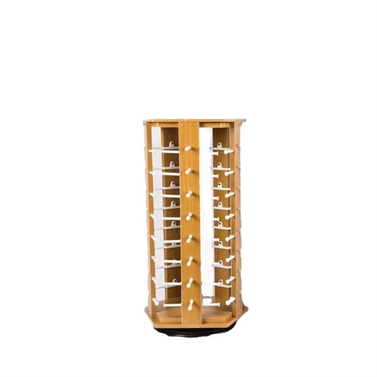 360 ° drehbarer Brillenständer aus Holz, 40 Paar Sonnenbrillengestell-Organizer-Displayhalter, Brillen-Show-Rack für Shop Home, 66 cm/26 Zoll,