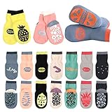 Menge: Diese Babykleinkindsocken werden mit 10 Paaren in verschiedenen Farben und Mustern geliefert, zu jeder Jahreszeit tragbar.