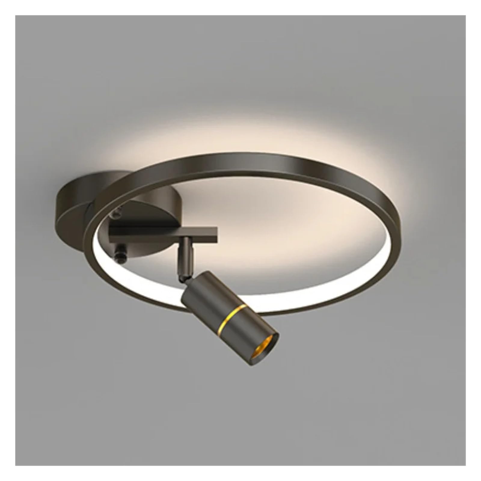 Nowoczesna lampa sufitowa LED do sypialni, jadalni, salonu, lampa wisząca do korytarza, restauracji, oświetlenie do gabinetu, domu dekoracyjnego, 50 cm, złota