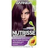 Garnier Hair Color Nutrisse Ultra Color Nourishing Creme, L1 Deep Intense Lilac (Sweet Fig) Purple Permanent Hair Dye, 1 Count (Packaging May Vary)