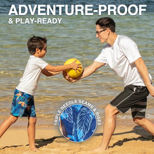 Image of Kanu Surf Boys' Avalon Quick Dry UPF 50+ Beach Swim Trunk