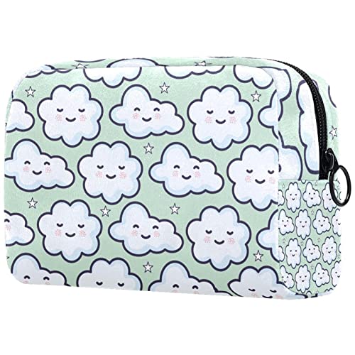 Kawaii Wolken Reise Make-up Tasche für Kulturbeutel Tasche Männer & Frauen Cover