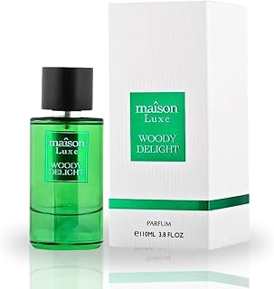 Hamidi MAISON LUXE WOODY DELIGHT Eau De Parfum Spray 110ML (3.8 OZ) Long Lasting Perfume for Women & Men, Indulge Yourself In The Essence Of Nature with this Captivating Fragrance, Unisex Perfume