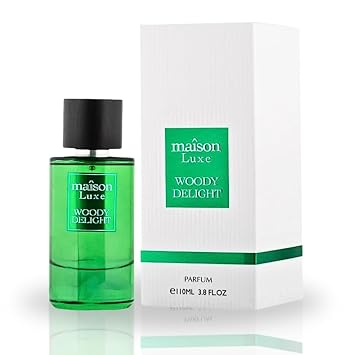 Hamidi MAISON LUXE WOODY DELIGHT Eau De Parfum Spray 110ML 3.8 OZ Long Lasting Perfume for Women & Men, Indulge Yourself In The Essence Of Nature with this Captivating Fragrance, Unisex Perfume