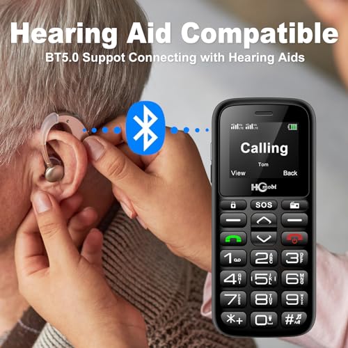 4G LTE Unlocked Senior Cell Phone SOS Calling Seniors Feature Phone Type-C Charger Basic Phone for Elderly Unlocked Feature Cell Phone with Charging Dock with SpeedTalk SIM Card - Image 4