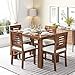 Winntage Furniture Sheesham Wood 4 Seater Dining Table Set Wooden Dining Table with Chair for Living Room (Honey Finish) | 1 Year Warranty