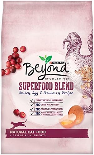 Purina Beyond Dry Cat Food, Superfood Blend, Barley Egg And Cranberry Recipe, 6-Pound Bag, Pack Of 1