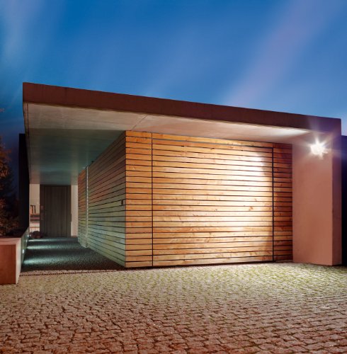 Steinel LED Strahler LS 300 S weiß, 29,5 W Flutlicht, 240° Bewegungsmelder, 12 m Reichweite, 4000 K neutralweiß