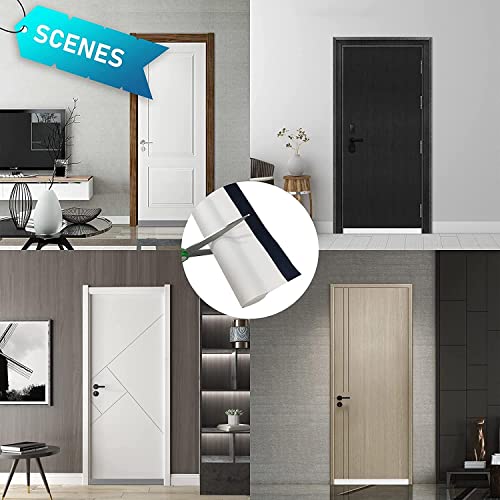 Syipo SY-ONEW-1 Door Draft Stopper Bottom One Sided Door Draft Blockers,37 Inch Cutable Under Door Draft Blocker Insulator Door Sweep Weather Stripping Soundproof,Fits thumb #4