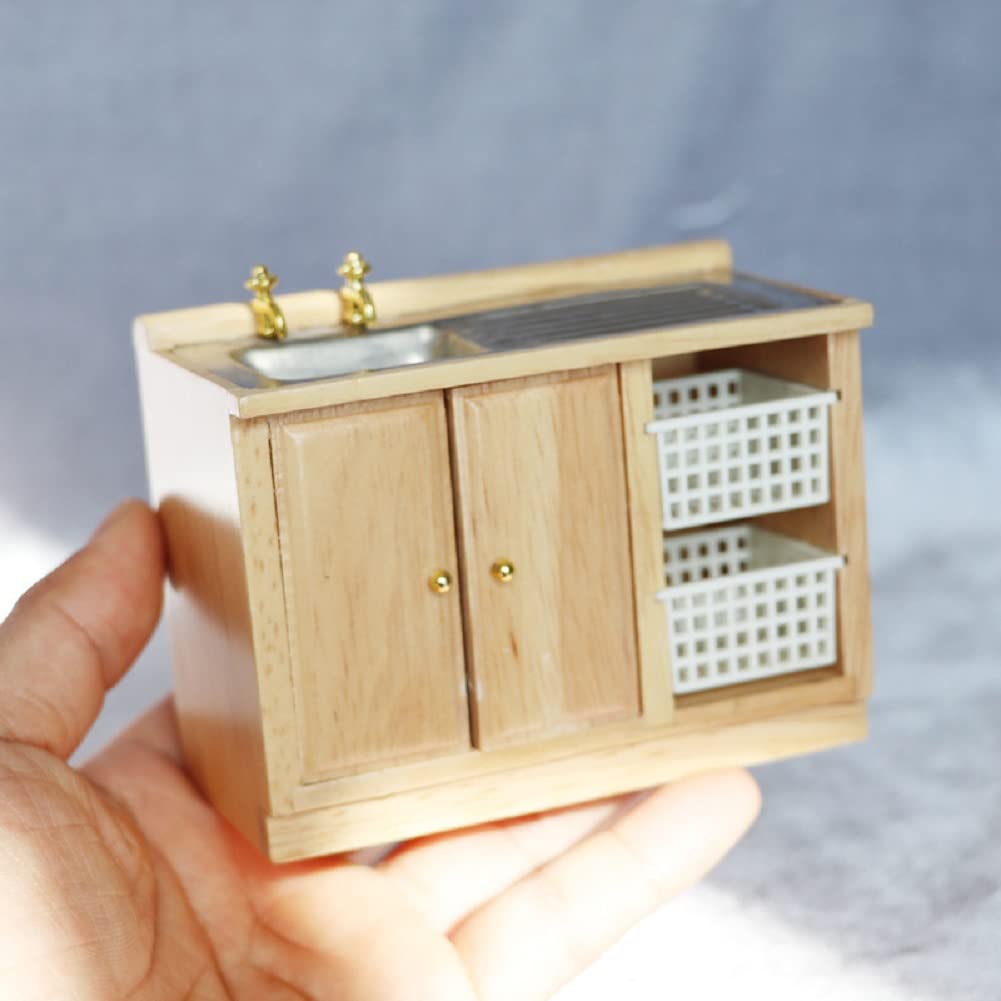 Évier de cuisine miniature Belfast pour maison de poupée, décoration d'évier de salle de bain, échelle 1 Évier de cuisine miniature Belfast pour maison de poupée, décoration d'évier de salle de bain, échelle 1