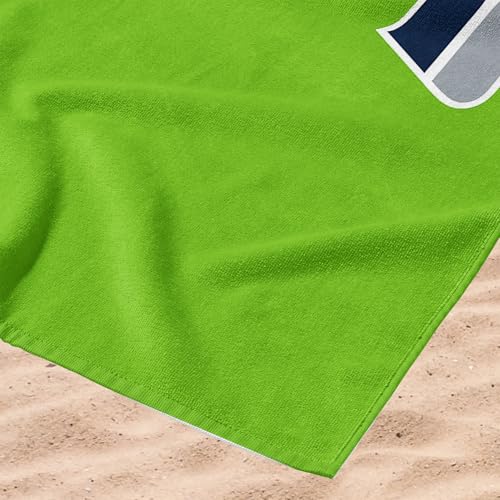 Image of Northwest NFL Seattle Seahawks Microfiber Beach Towel, 30 x 60 Inches - Quick Dry, Sand Resistant, Lightweight, Highly Absorbent, Incisor Design