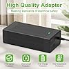 AYBB 54.6V AC/DC Adapter Charger Compatible with Luckeep X1 X2001 Folding Electric Bike 750W BAFANG Motor 48V 15Ah Lithium-ion Battery 20'' Fat Tire Foldable Ebike 54.6VDC Power Supply Cable Cord PSU #1