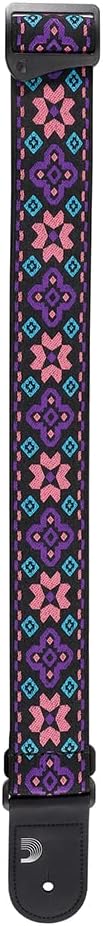 D'Addario Accessories Guitar Strap - Eco-Comfort Outrun Woven Guitar Strap - Made from Recycled Materials - Retro