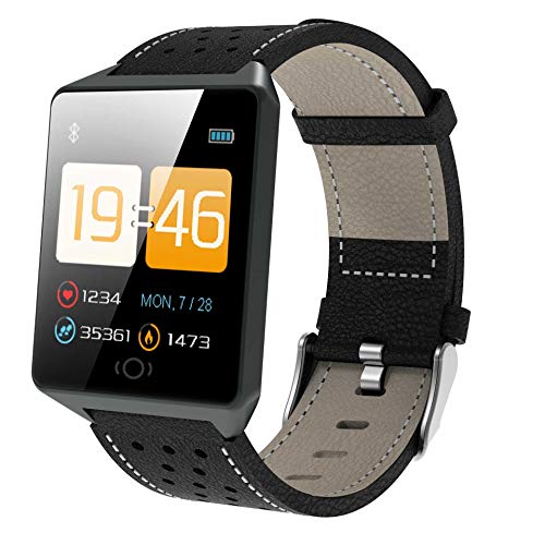 Preisvergleich Produktbild Shizhen Intelligente Hände, Ringe, Blutwerte, Bluetooth-Nachrichten, Alarmsignale, Multi-Mode-Manschettenringe. :46 * 33 * 11.8 / Schwarze Kanone.