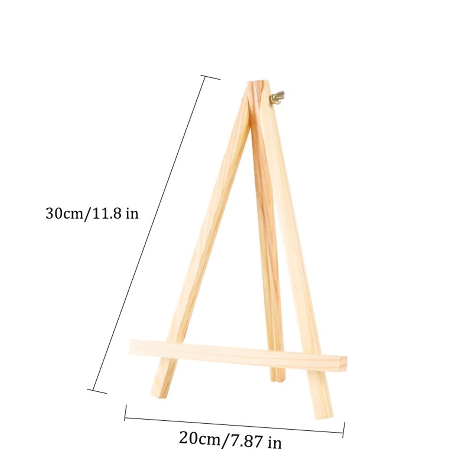 Sztaluga malarska z trójnogiem, Do malowania Składany wyświetlacz biurkowy o wysokości 20–50 cm Uchwyt trójkątny Materiały artystyczne do(20x30cm)
