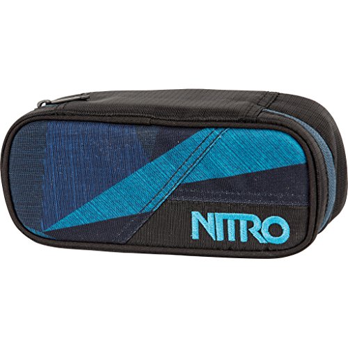 Preisvergleich Produktbild Nitro Pencil Case, Federmäppchen, Schlampermäppchen, Faulenzer Box, Federmappe, Stifte Etui, Fragments Blue