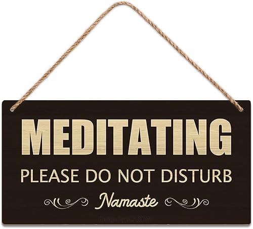 Vista 17 de Zen Room Decor: Sky Above Me Earth Below Me Fire Within Me - Letrero de madera para meditación, arte de pared para estudio de yoga, hogar