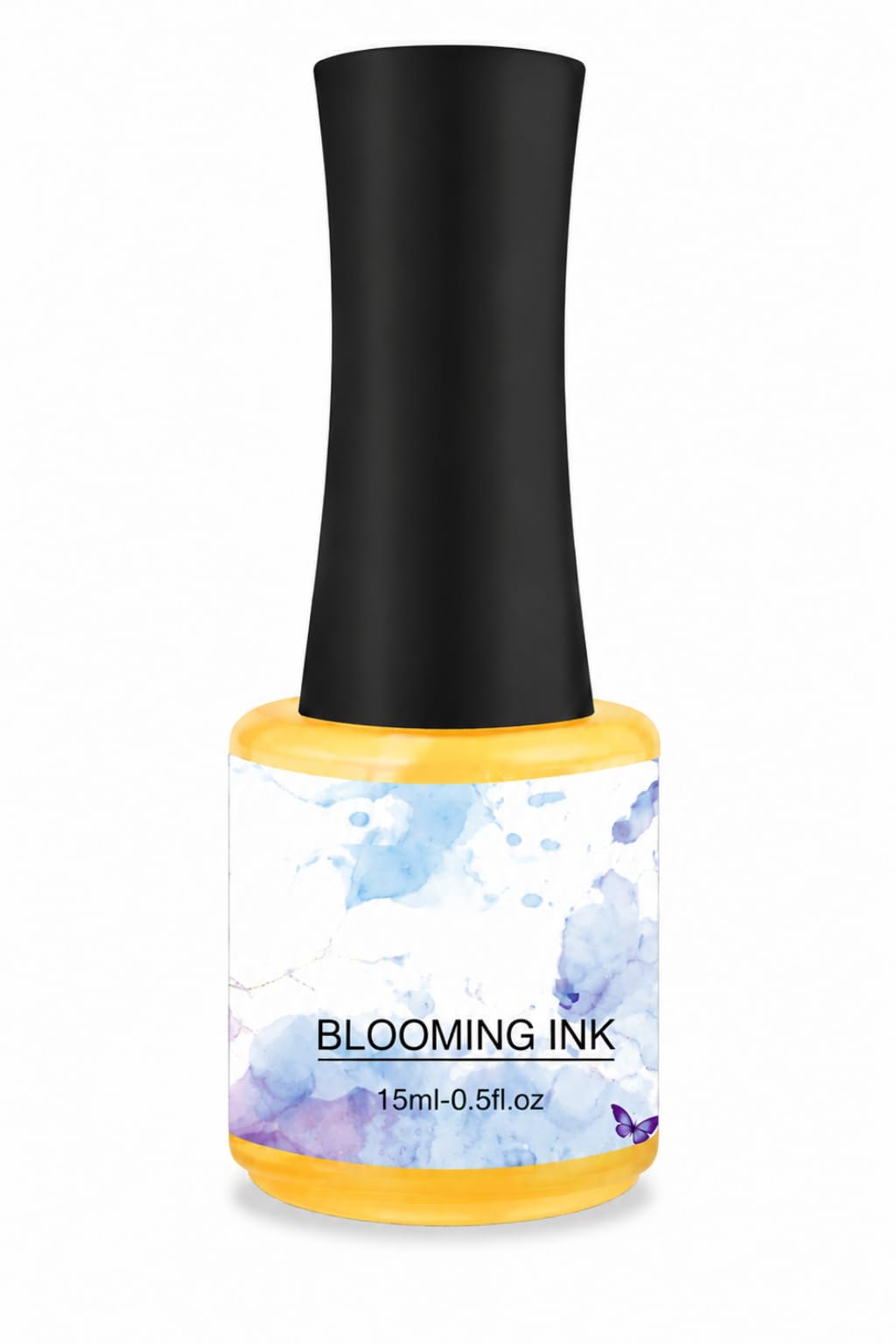 URBAN BOX Blooming Ink Sunshine Yellow Marble Nail Art Ink, Watercolor Bloom Effect Nail Liquid, Glossy Marble Design Gel, 15ml-picture-15