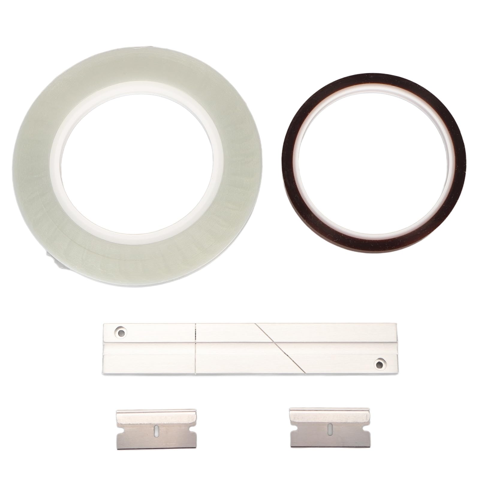 1/4 10 Zoll Spleißblock Kit Universal Open Reel Tape Media mit Spleißband, Vorfachband und Klingen für Revoxsonido