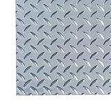 M-D Building Products 57553 24 in. x 36 in. x .025 in. Silver Aluminum Sheet Diamond Tread