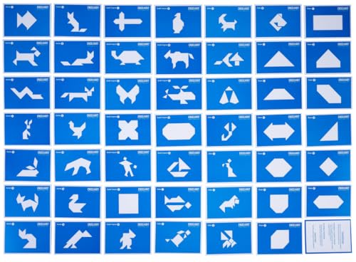 Engelhart –350100- Doppel-Tangram aus Holz – ökologisches Holzspiel – 1 und 2 Spieler – Maße: 4 x 19,2 x 12,5 cm – ab 4 Jahren